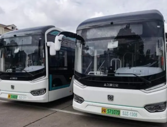 新能源車投入在加快，今天這條線路新上20輛電動(dòng)車