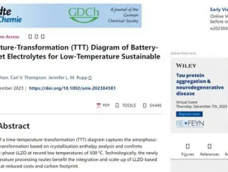 固態(tài)電池突破有望！全新工藝可低溫合成電解質(zhì) 成本更低