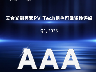 AAA!天合光能再獲PVModuleTech可融資性最高評(píng)級(jí)